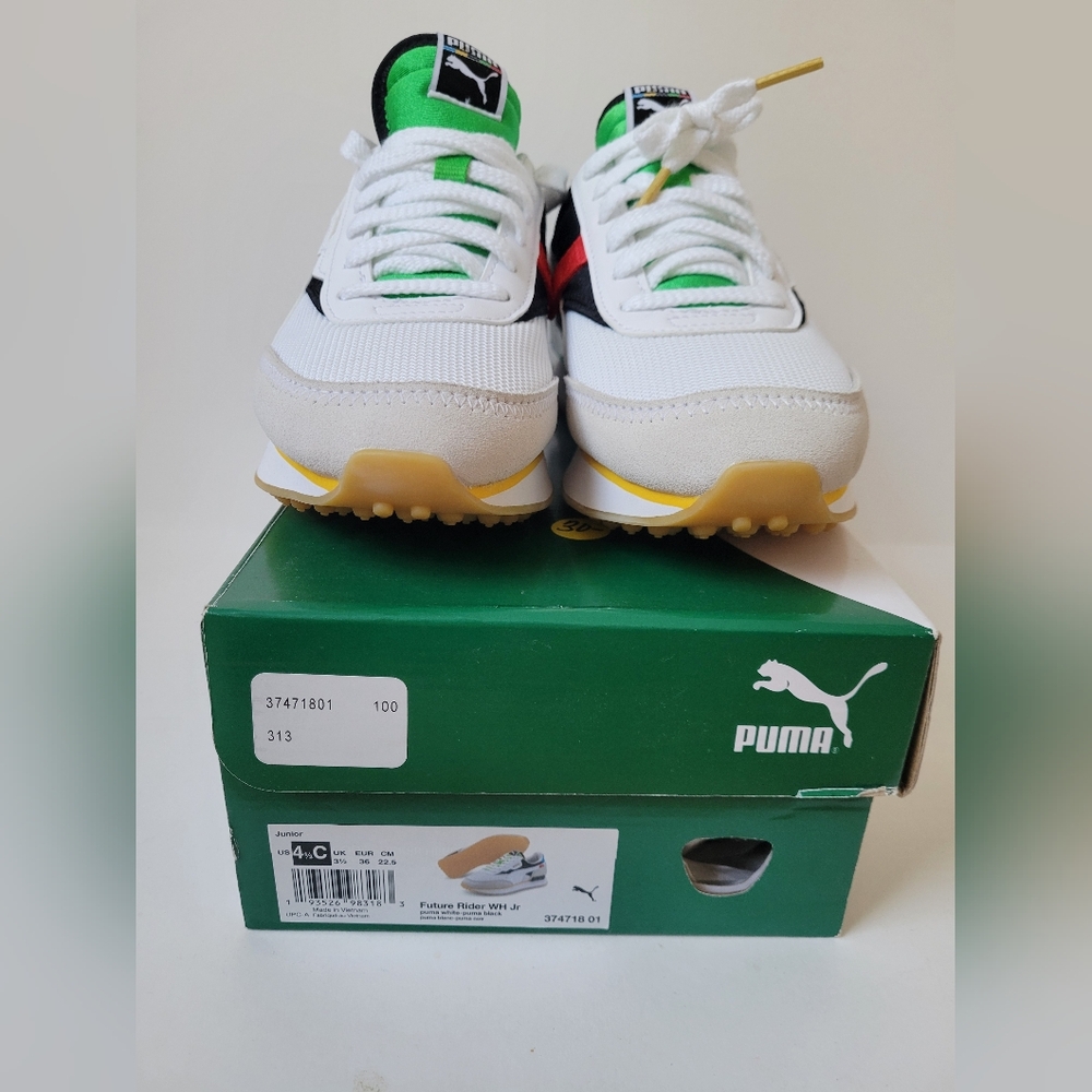 PUMA Future Rider Unity "White/Multicolor" Shoe - Picture 2 of 8